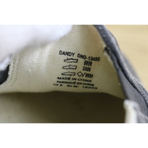 Taos Shoes 8 Gray Canvas Dandy Slip On Loafers - Picture 8 of 8